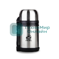 Термос Арктика, 201-1000, универсальная пробка, 1 л, с ручкой + чашка, холод/тепло 20 ч