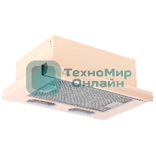 Вытяжка встраиваемая Elikor Интегра 60П-400-В2Л кремовый, 60 см, 400 куб. м/ч, 55 дБ