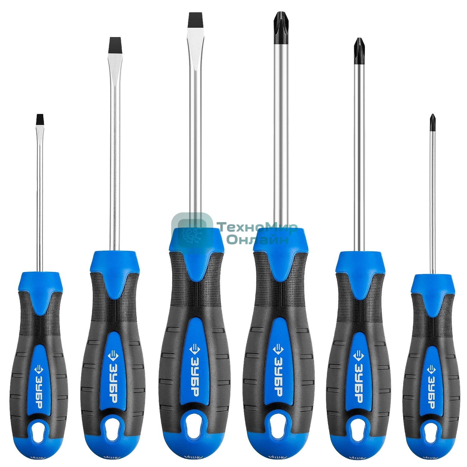 Набор отверточный Зубр 25239 6 предметов