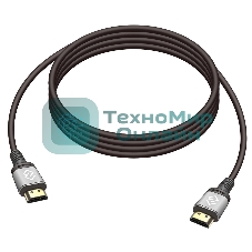 Кабель аудио-видео Digma HDMI (m)/HDMI (m) 3м. позолоч.конт. черный (D-HDMI-V2.0-3M)
