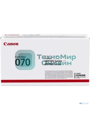 Картридж лазерный Canon CRG 070 BK черный (3000 стр) для Canon MF240/460 series
