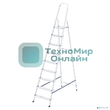 Стремянка Сибртех 9 ступеней, алюминиевая