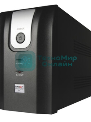 Источник бесперебойного питания Crown CMU-1000X/1000 ВА/600 Вт/3 x евророзетка с заземлением (Schuko)