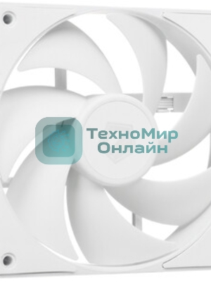 Вентилятор для корпуса ID-Cooling AF-125-W белый, 120 мм, 2000 об/мин, 29.85 дБ, 4 pin