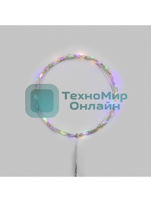 Гирлянда светодиодная Роса 5м 50 LED МУЛЬТИКОЛОР IP20 2хАА (в комплект не входят) NEON-NIGHT
