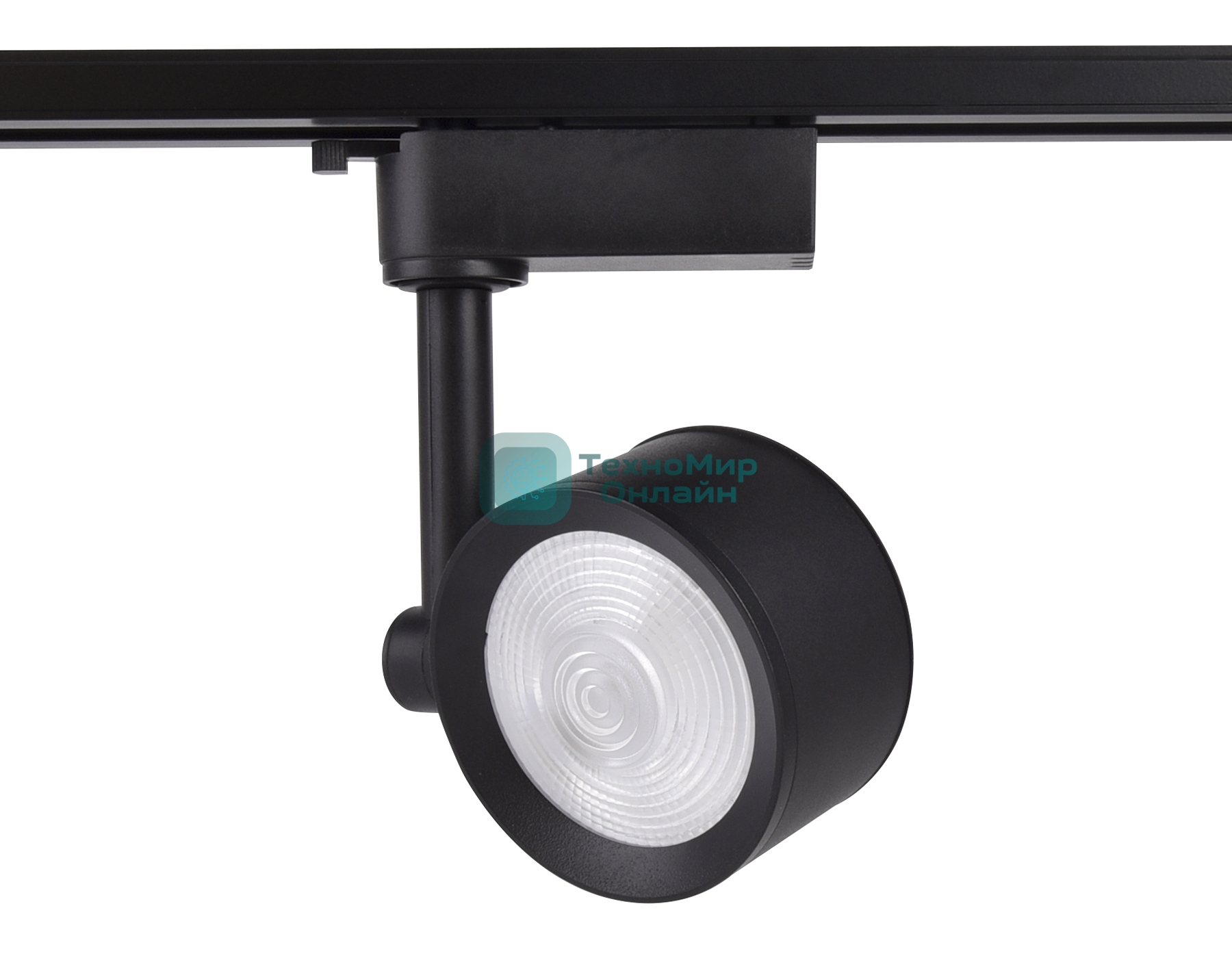 Трековый однофазный светодиодный светильник Ambrella light GL6392 BK черный LED 12W 4200K 24°