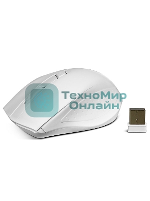 Мышь беспроводная SVEN RX-325 белый, 1000 dpi, радиоканал, USB, кнопки - 4