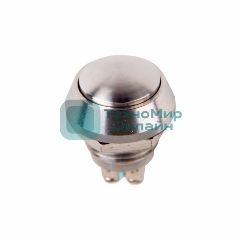 Кнопка антивандальная Rexant Ø12 Б/Фикс (2с винт) (ON)-OFF сфера