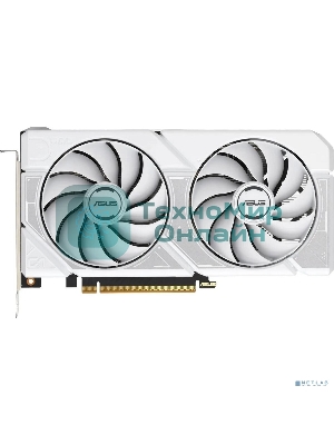 Видеокарта Asus GeForce RTX 5060 DUAL OC White, Nvidia RTX 5060, 8GB GDDR7, 128 bit, PCI-E 5.0, DPx3, HDMIx1, 2535 MHz