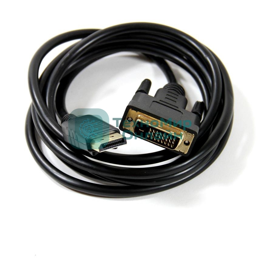 Кабель-переходник DisplayPort---DVI_M/M 1,8м Telecom TA668-1.8M
