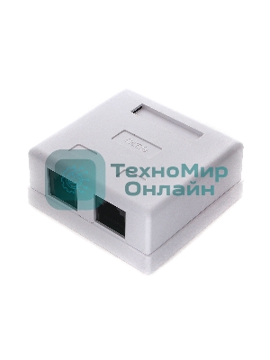 Розетка компьютерная NA-TA/1 RJ45+RJ11 кат.5e UTP внешняя 2 порта, 110&Krone