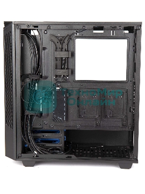 Компьютерный корпус Hiper PB81 черный без БП ATX 3x120мм 2xUSB2.0 2xUSB3.0 audio bott PSU