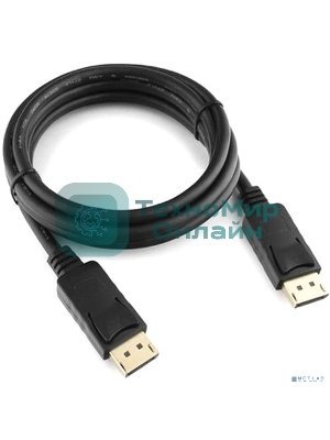 Кабель DisplayPort Cablexpert CC-DP3-2M, v1.3, 2м, 20M/20M, черный, экран, пакет