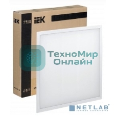 Светильник светодиодный ДВО 6572-O 45Вт 6500К 595х595х20 опал аналог люм.свет. 4х18 накладных или в потолок Армстронг