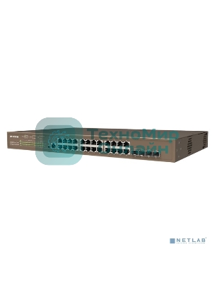 Коммутатор 24PORT 1000M POE 4SFP G5328P-24-410W IP-COM