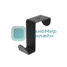 Держатель Rexant для хранения одежды в стиле лофт, крепление на дверь, 3 штуки, черный