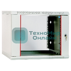 Шкаф телеком. настенный разборный 18U (600х350) дверь металл (ШРН-Э-18.350) (1 коробка)