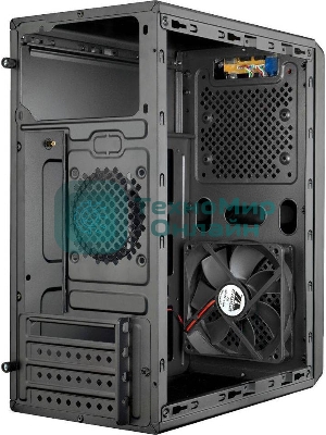 Компьютерный корпус Aerocool/Formula Cs-105, mATX, без БП, 187x361x355мм (ШxГxВ), USB 3.0 x1, USB 2.0 x1, металл 0,5мм, 120-мм вентилятор в комплекте, черный