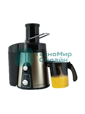 Соковыжималка Zigmund & Shtain EJ-750 бронзовый, центробежная, 1000 Вт, 900 мл, механическое