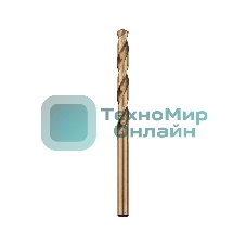 Сверло по металлу Kranz Кобальт 12 мм, сталь HSS-Co 5 % M35 P6M5K5 DIN 338