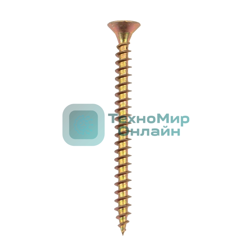 Саморез универсальный Kranz 4х50, желтый цинк, упаковка поставщика (6 000 шт.)