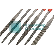 Набор надфилей Matrix 180 х 5мм 6шт пластиковые рукоятки