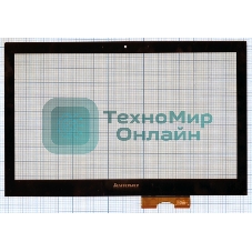 Сенсорное стекло (тачскрин) для Lenovo IdeaPad Z400 Touch MCF-140-0650, черное
