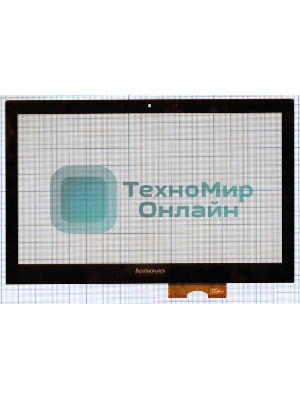 Сенсорное стекло (тачскрин) для Lenovo IdeaPad Z400 Touch MCF-140-0650, черное