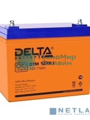 Батарея для ИБП Delta DTM 1275 L (12V, 75Ah)