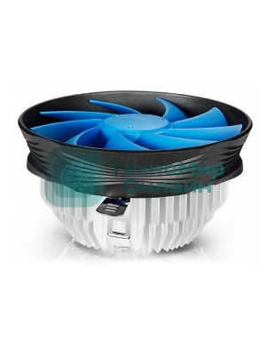 Кулер для процессора DEEPCOOL GAMMA ARCHER синий, 120 мм, алюминий, 1600 об/мин, 26.1 дБ, 3 pin, 95 Вт, 65.5 мм