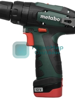 Дрель-шуруповерт Metabo PowerMaxx SB, 10,8 В, 2 Ач, 34 Нм, щеточный, ударный