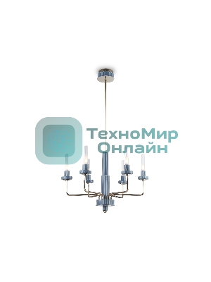Люстра Ambrella light LH53124/6 GD/WH/GB золото/белый/серо-синий 10W 3000K D660*1120