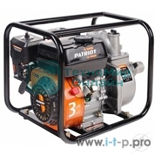 Мотопомпа Patriot MP 2036 S 335101420 Двиг. 4-т, АИ-92, 163сс, 5.5 л.с., самовсас., макс.производит. 36 м/ч (600 л/м), макс.глуб.всас. 8 м., макс.нап.30 м., диам.патруб.2