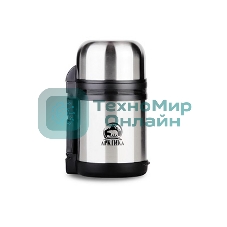 Термос Арктика 0,8 л, универсальная пробка, с ручкой + чашка, холод/тепло 18 ч, 201-800