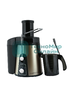 Соковыжималка Zigmund & Shtain EJ-750 бронзовый, центробежная, 1000 Вт, 900 мл, механическое