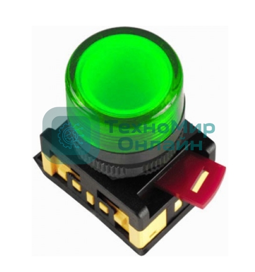 Арматура светосигнальная AL-22TE зел. цил. IEK BLS30-ALTE-K06