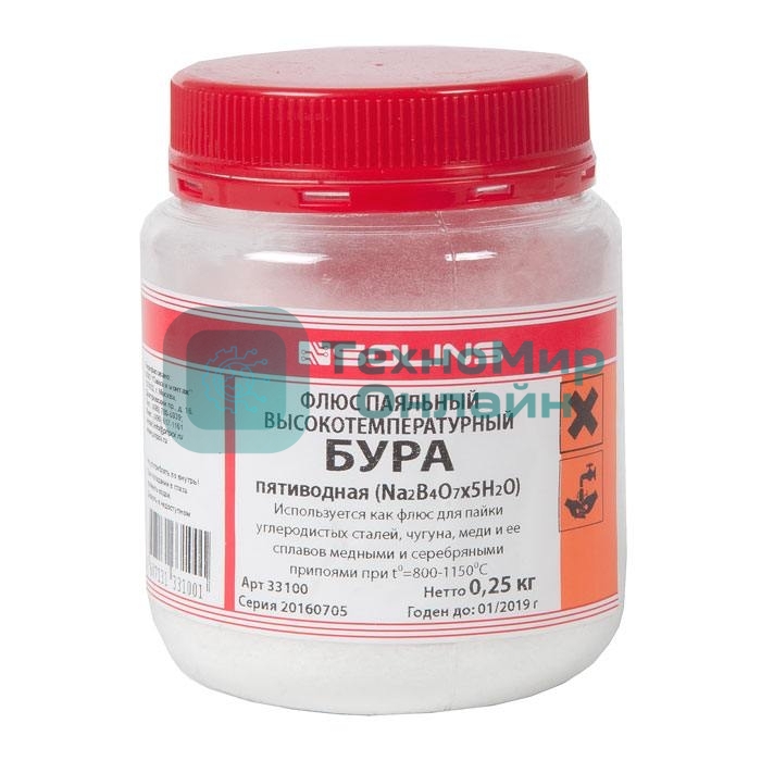 Флюс БУРА 5-водная, ПП - 0,25 кг