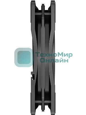 Вентилятор для корпуса DEEPCOOL RF120 FS черный, 120 мм, 1500 об/мин, 27 дБ, 4 pin