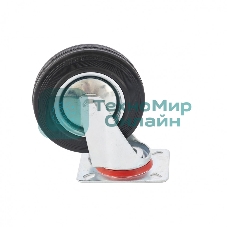 Колесо поворотное Сибртех, диаметр 125 мм, крепление платформенное