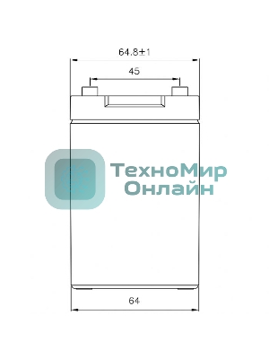 Батарея для ИБП CSB HRL 1234W (12V, 9Ah)