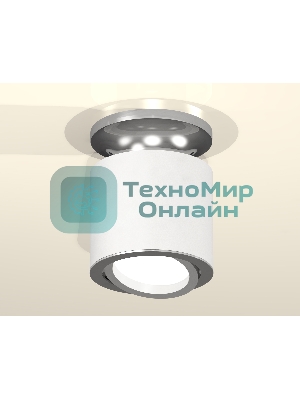 Светильник Ambrella Light XS7401100 SWH/PSL белый песок/серебро полированное MR16 GU5.3 (N7927, C7401, N7003)