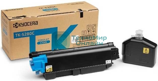 Картридж лазерный Kyocera TK-5280C (1T02TWCNL0) голубой черный для M6235cidn/M6635cidn/P6235cdn 11000 стр