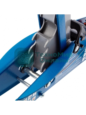 Домкрат Stels 51132 гидравлический подкатной с фиксатором 2.5 т safety pin 140-385 мм в кейсе