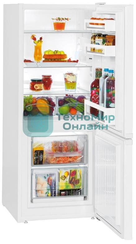 Холодильник Liebherr CUe 2331-26 001 белый двухкамерный 156/53л морозилка снизу