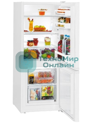 Холодильник Liebherr CUe 2331-26 001 белый двухкамерный 156/53л морозилка снизу