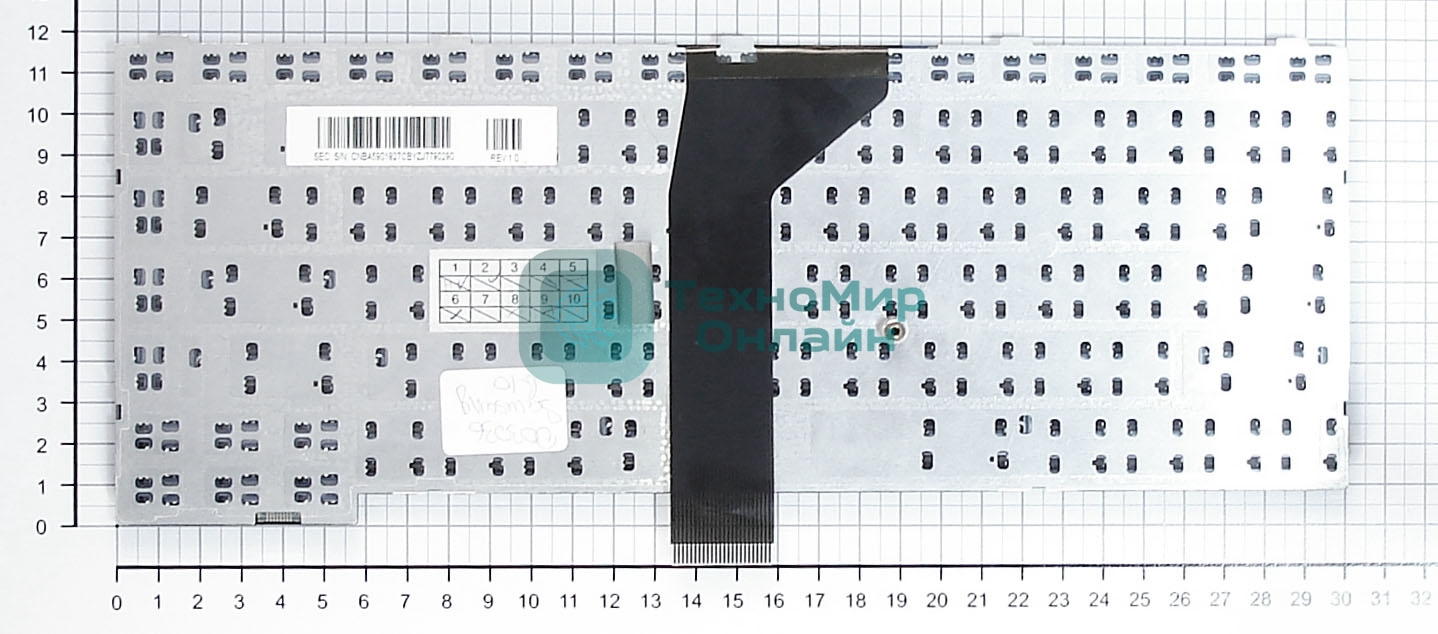 Клавиатура для ноутбука Samsung G10 G15, черная