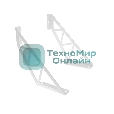 Кронштейн Rexant в стиле лофт для крепления полок, настенный, белый