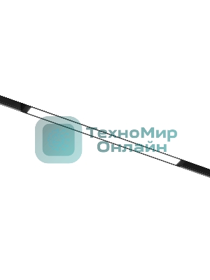 Трековый линейный светильник Ambrella light GL8045 BK черный IP20 18W 3000-6000K 220V 120° 410*25*41
