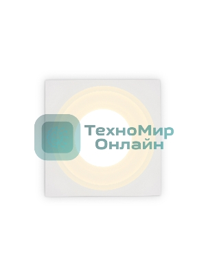 Светильник Ambrella light TN1314 SWH/FR белый песок/белый матовый GU5.3 92*92*45