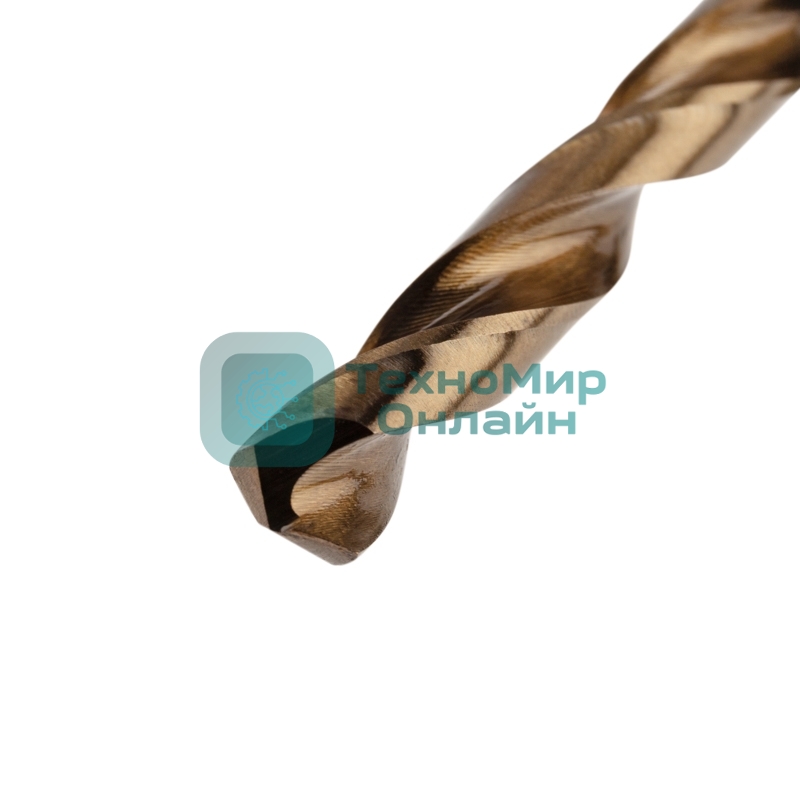 Сверло по металлу Kranz Кобальт 2 мм, сталь HSS-Co 5 % M35 P6M5K5 DIN 338 (2 шт./уп.)